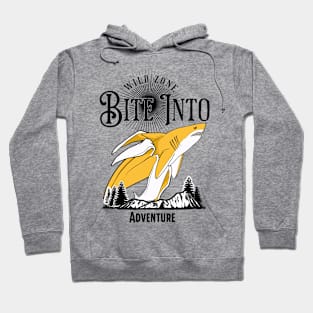 Bite Into Wild Zone - Adventurous Shark Hoodie